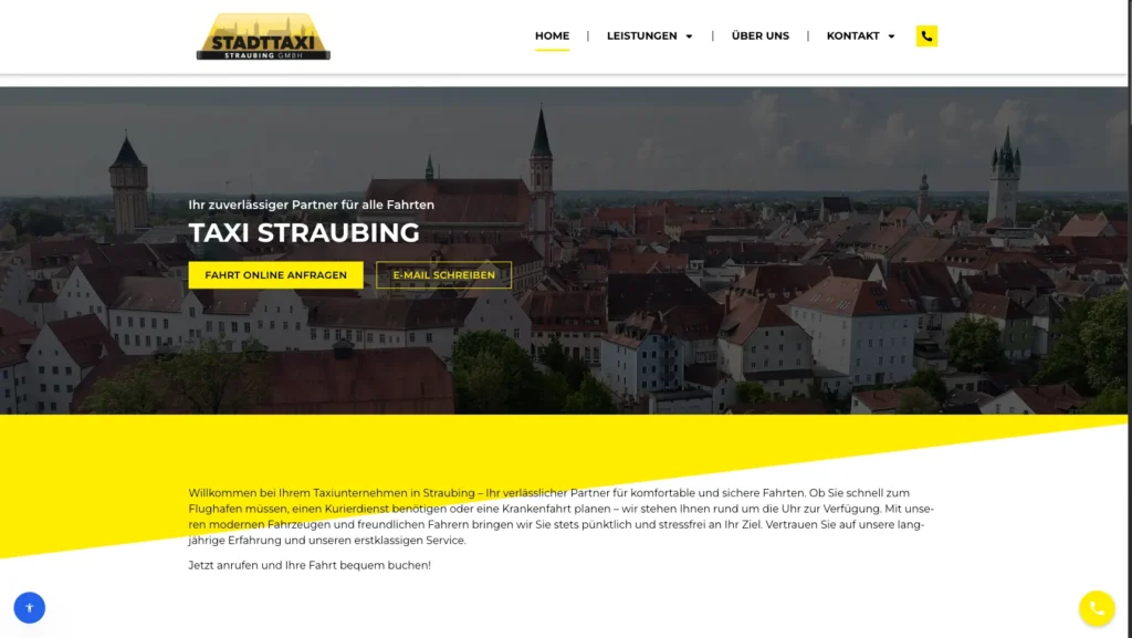 Stadttaxi Straubing Screenshot